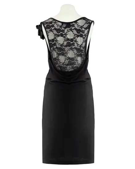Jerseykleid mit Spitze in schwarz von esperance Paris