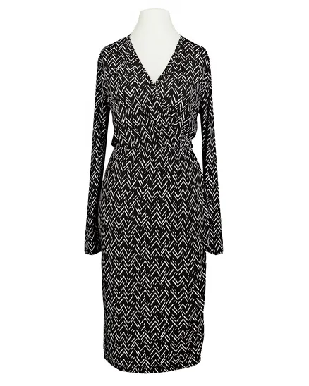 Jerseykleid Muster in schwarz von S-twelve