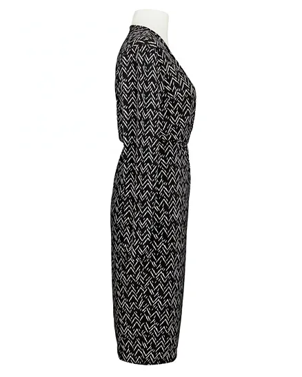 Jerseykleid Muster in schwarz von S-twelve