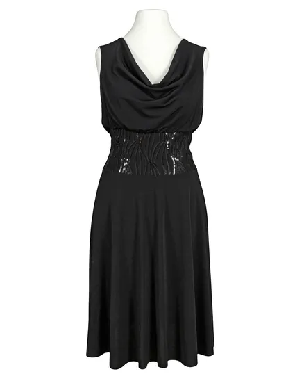 Jerseykleid Pailletten in schwarz von esperance Paris