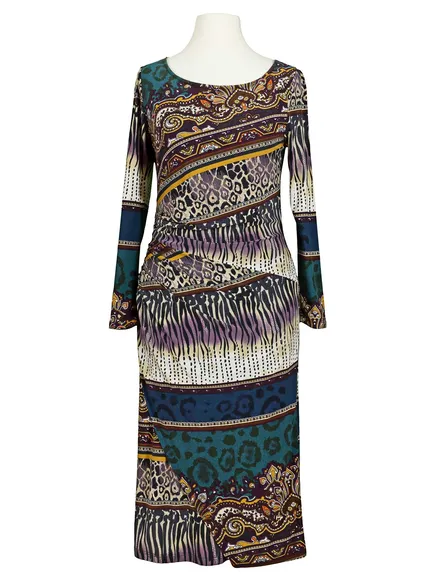 Jerseykleid Print in bunt von Maille Demoiselle