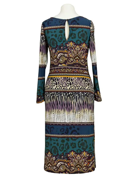 Jerseykleid Print in bunt von Maille Demoiselle