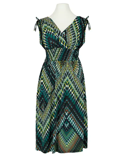 Jerseykleid Print in gr�n von Diana