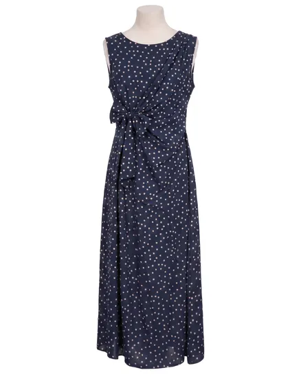 Jerseykleid Punkte in blau von Made in Italy