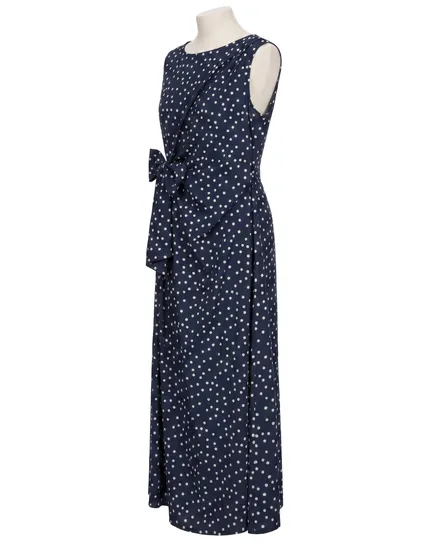 Jerseykleid Punkte in blau von Made in Italy