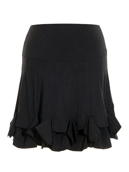 Rock Baumwolle in schwarz von FASHION