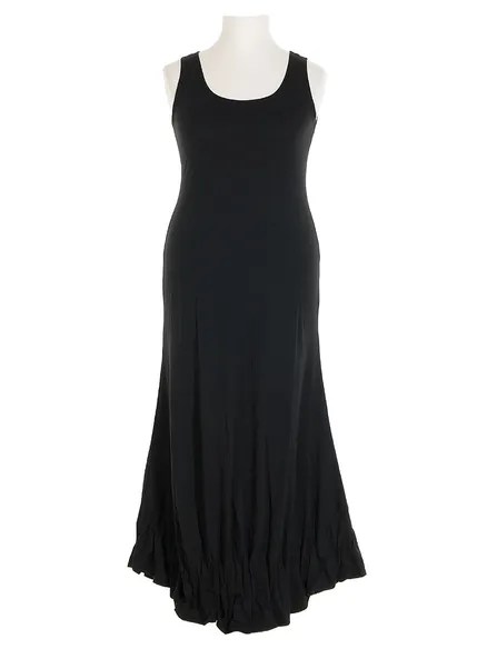 Jerseykleid lang in schwarz von FASHION