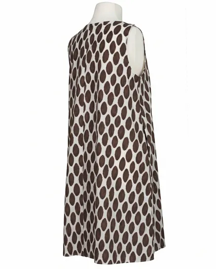 Kleid A-Linie in beige von Italia Moda