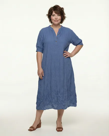 Kleid A-Linie in blau von Manga