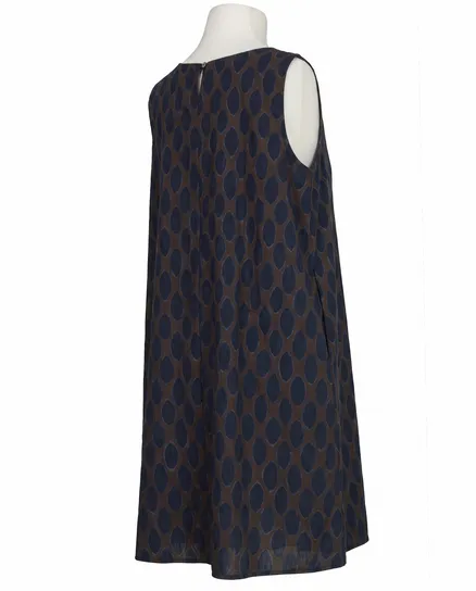 Kleid A-Linie in braun von Italia Moda