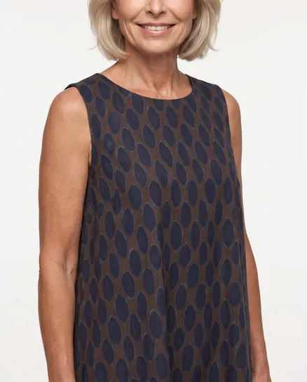 Kleid A-Linie in braun von Italia Moda