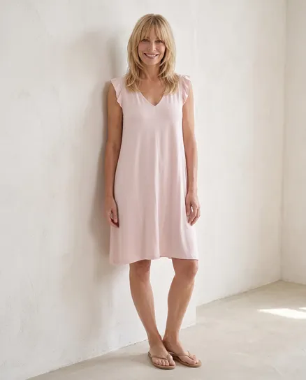 Kleid A-Linie in rosa von Made in Italy