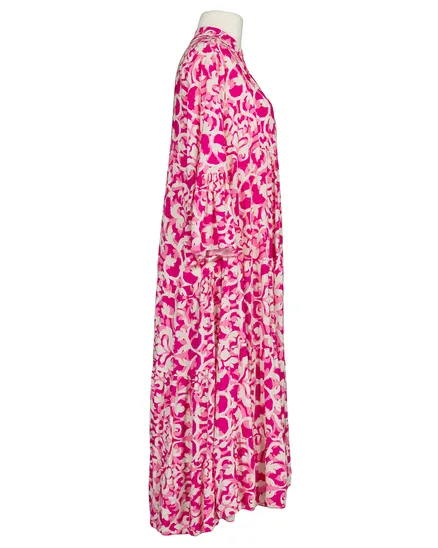 Kleid A-Linie Floral in pink von H. Trend