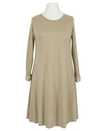 Kleid A-Linie mit Viskose in karamell von Diana