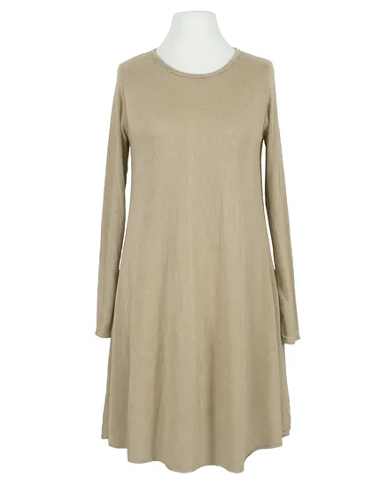 Kleid A-Linie mit Viskose in karamell von Diana