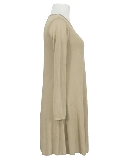 Kleid A-Linie mit Viskose in karamell von Diana