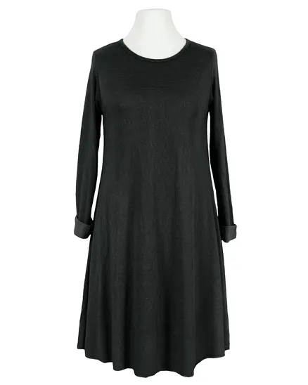 Kleid A-Linie mit Viskose in schwarz von Diana