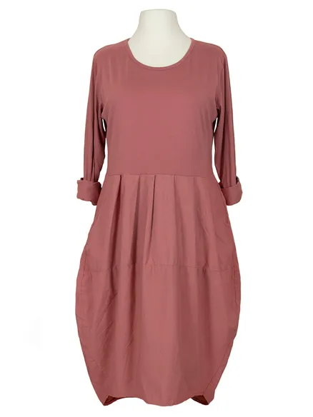 Kleid Ballon Linie in ziegelrot von Spaziodonna
