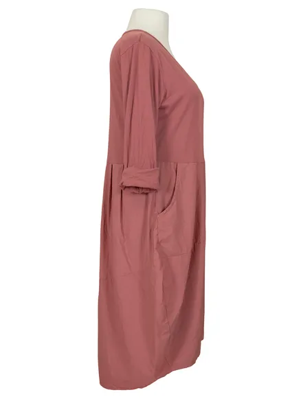 Kleid Ballon Linie in ziegelrot von Spaziodonna
