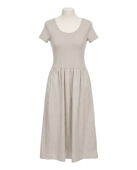 Kleid Baumwolle in beige von Selected Touch