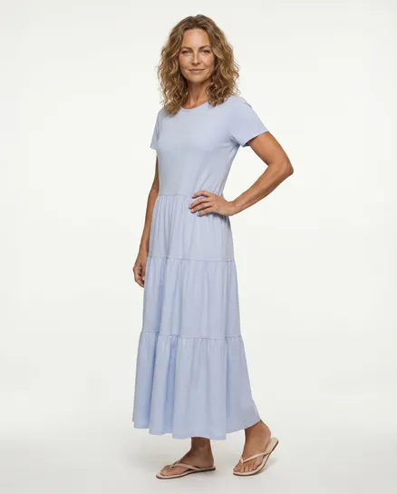 Kleid Baumwolle in blau von Wendy