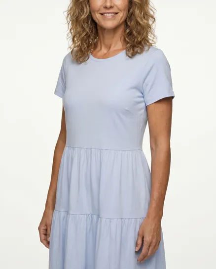 Kleid Baumwolle in blau von Wendy