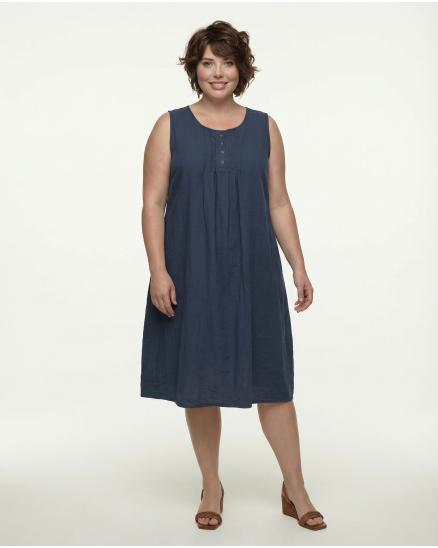 Kleid Baumwolle in blau von Spaziodonna