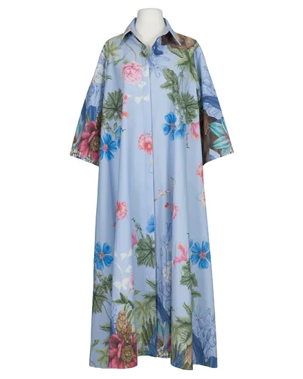 Kleid Baumwolle in hellblau von Blu Royal