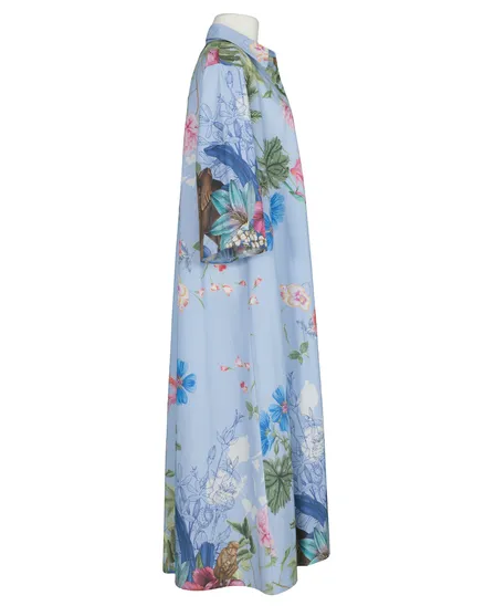 Kleid Baumwolle in hellblau von Blu Royal