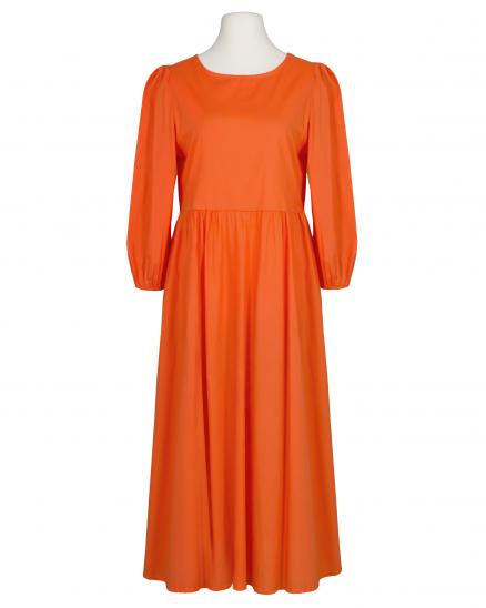 Kleid Baumwolle in orange von Made in Italy