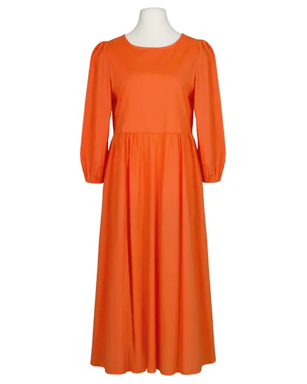 Kleid Baumwolle in orange von Made in Italy