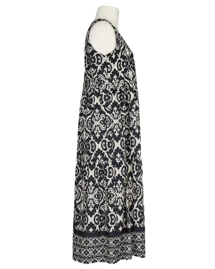 Kleid Baumwolle in schwarz von Made in Italy
