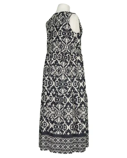 Kleid Baumwolle in schwarz von Made in Italy