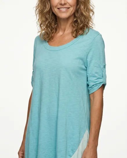 Kleid Baumwolle in t�rkis von Be One