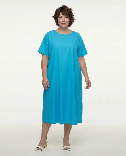 Kleid Baumwolle in t�rkis von Wendy