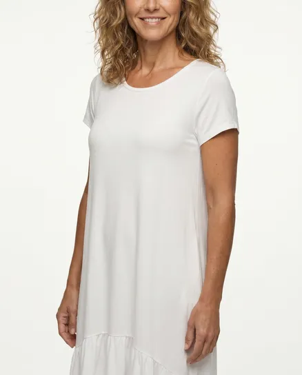 Kleid Baumwolle in wei� von Esvivid