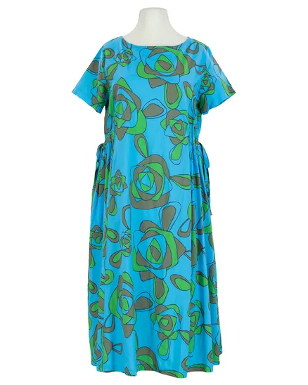 Kleid Baumwolle Print in t�rkis von Wendy