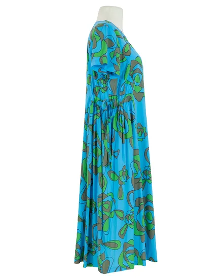 Kleid Baumwolle Print in t�rkis von Wendy