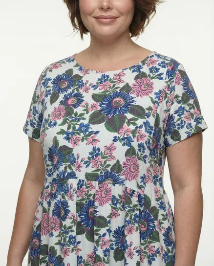 Kleid Baumwolljersey in blau von Wendy