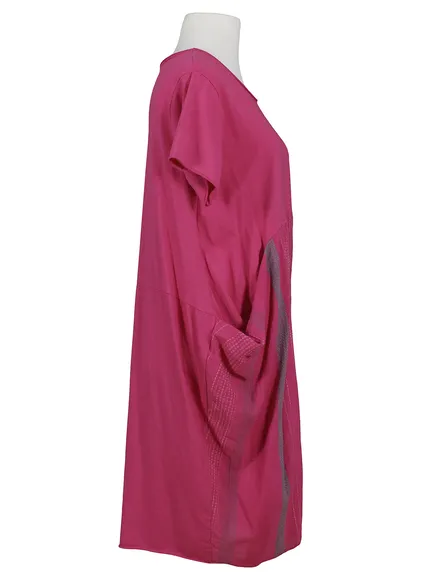 Kleid Baumwolljersey in fuchsia von Spaziodonna