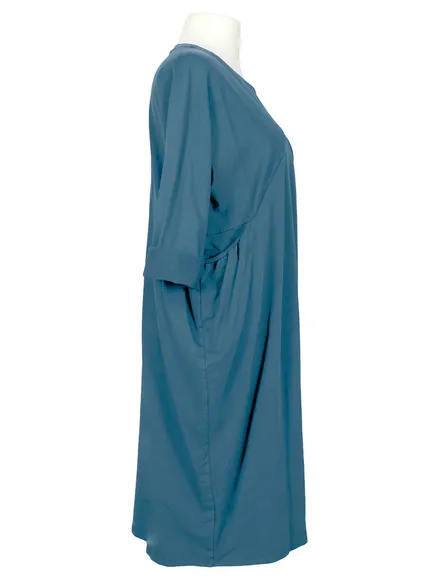 Kleid Baumwolljersey in jeansblau von Wendy
