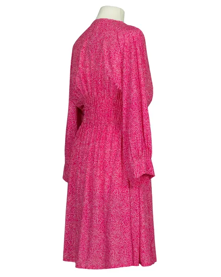Kleid Blumenmuster in pink von Italia Moda
