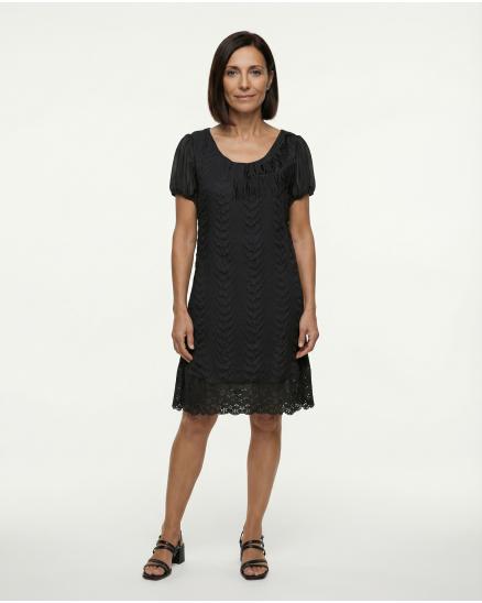 Kleid Chiffon in schwarz von 101 Idees