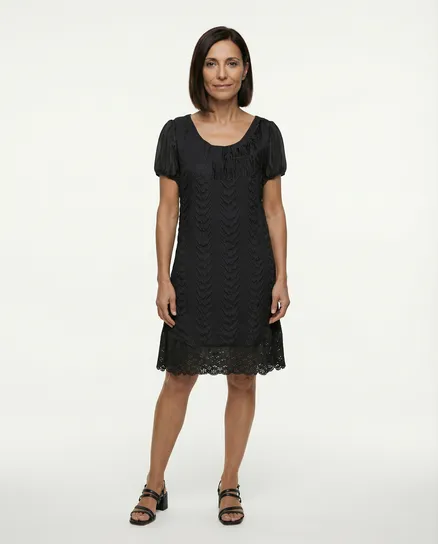Kleid Chiffon in schwarz von 101 Idees