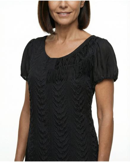 Kleid Chiffon in schwarz von 101 Idees