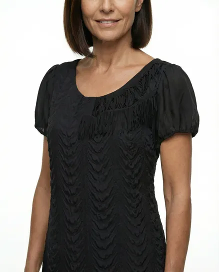 Kleid Chiffon in schwarz von 101 Idees