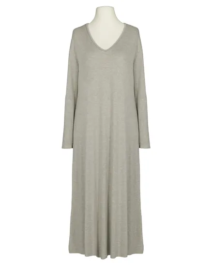 Kleid Feinstrick in beige von Made in Italy