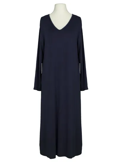 Kleid Feinstrick in blau von Made in Italy