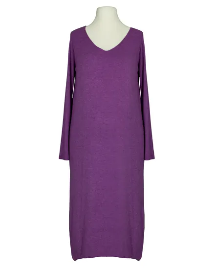 Kleid Feinstrick in lila von Made in Italy