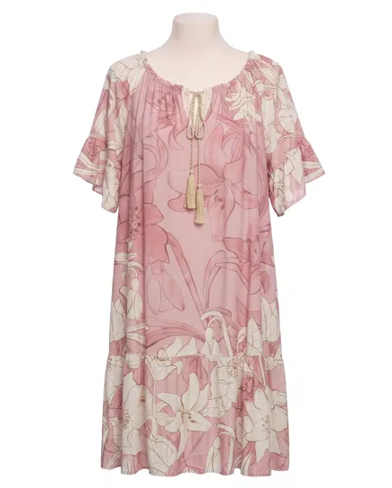 Kleid Floral in rosa von Made in Italy